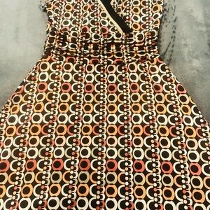 Studio I Asymmetrical Dress - Black, Red, Orange, White 14P $12